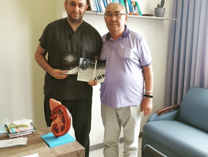 “Dan Ulduzu” ansamblının bədii rəhbəri, Tariyel Abbasov ilə Xatirə